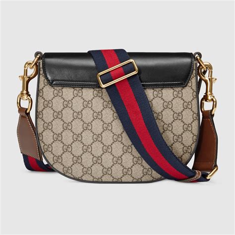 gucci gg supreme padlock|gucci padlock small shoulder bag.